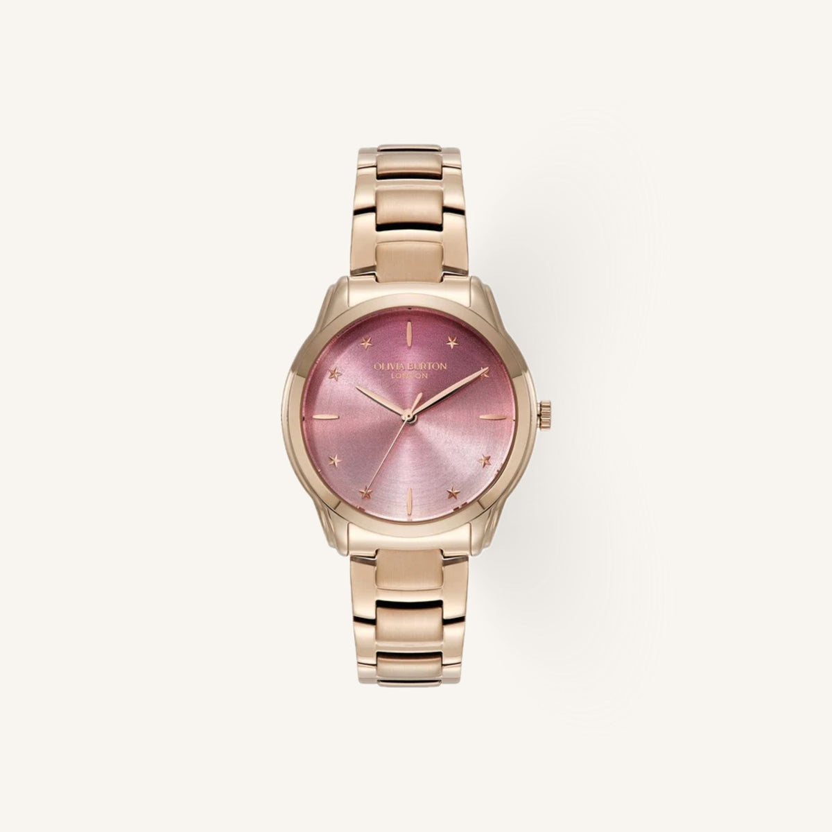 Olivia Burton Classic Ladies Watch of Rose Gold Stainless Steel/Bracelet, 36mm, 24000320