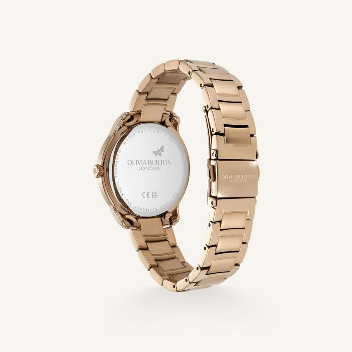 Olivia Burton Classic Ladies Watch of Rose Gold Stainless Steel/Bracelet, 36mm, 24000320