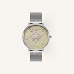 Olivia Burton Celestial Nova Ladies Watch of Silver Stainless Steel/Mesh Bracelet, 35mm, 24000322