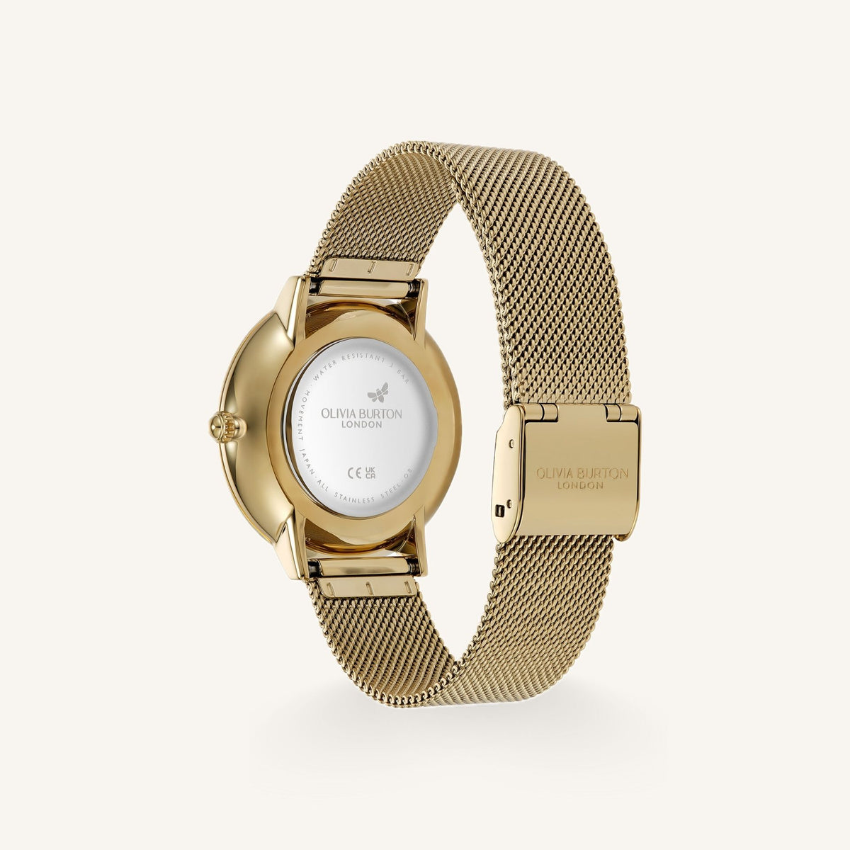 Olivia Burton Celestial Nova Ladies Watch of Gold Stainless Steel/Mesh Bracelet, 35mm, 24000323