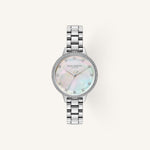 Olivia Burton Captivate (Classic) Ladies Watch of Silver Stainless Steel/Bracelet, 34mm, 24000346