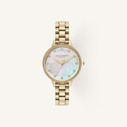 Olivia Burton Captivate (Classic) Ladies Watch of Gold Stainless Steel/Bracelet, 34mm, 24000347