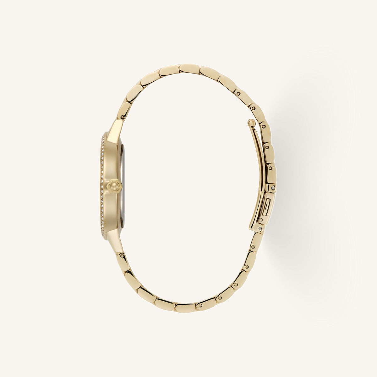 Olivia Burton Captivate (Classic) Ladies Watch of Gold Stainless Steel/Bracelet, 34mm, 24000347