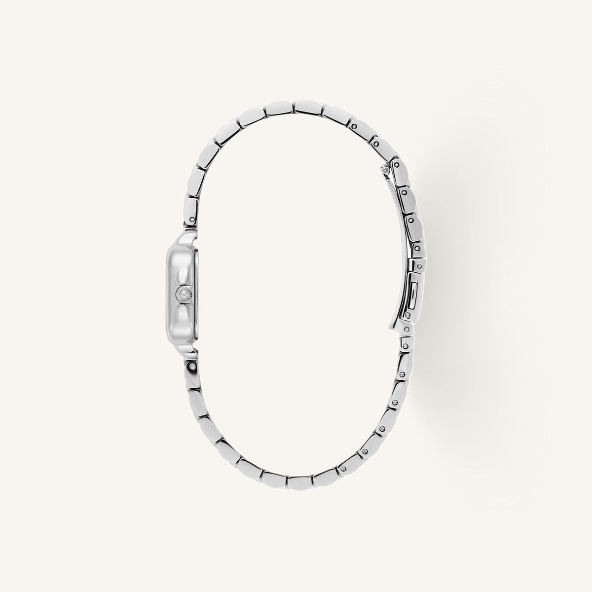 Olivia Burton Mini Grosvenor (Classic) Small Ladies Watch of Silver Stainless Steel/Bracelet, 20mm, 24000363