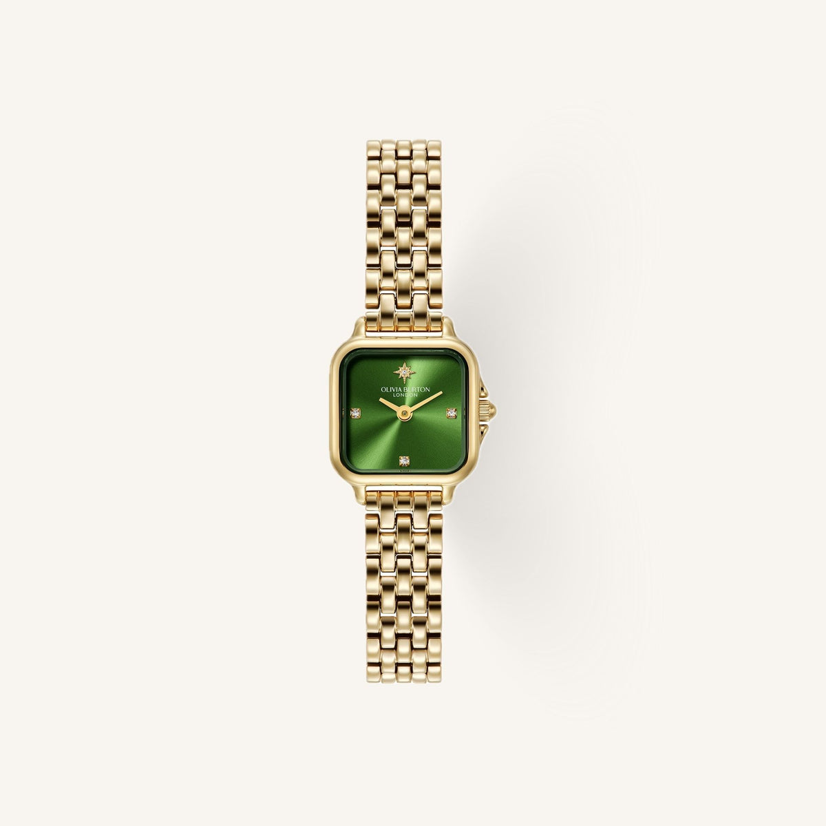 Olivia Burton Mini Grosvenor (Classic) Small Ladies Watch of Gold Stainless Steel/Bracelet, 20mm, 24000364