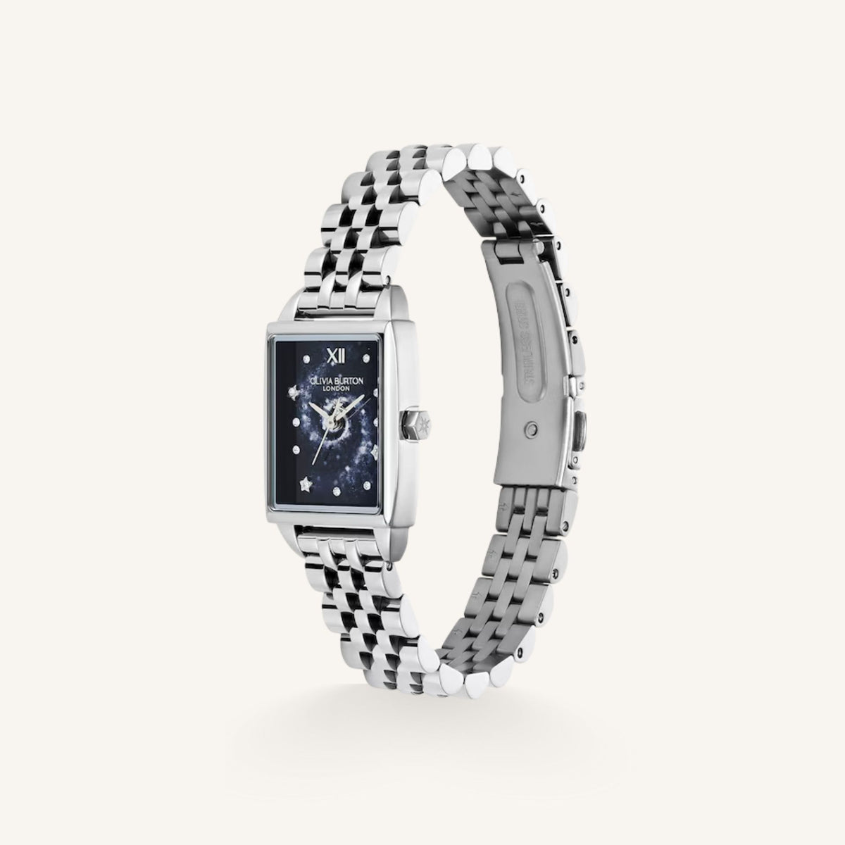 Olivia Burton Celestial Small Ladies Watch of Silver Stainless Steel/Bracelet, 20.7mm, 24000378