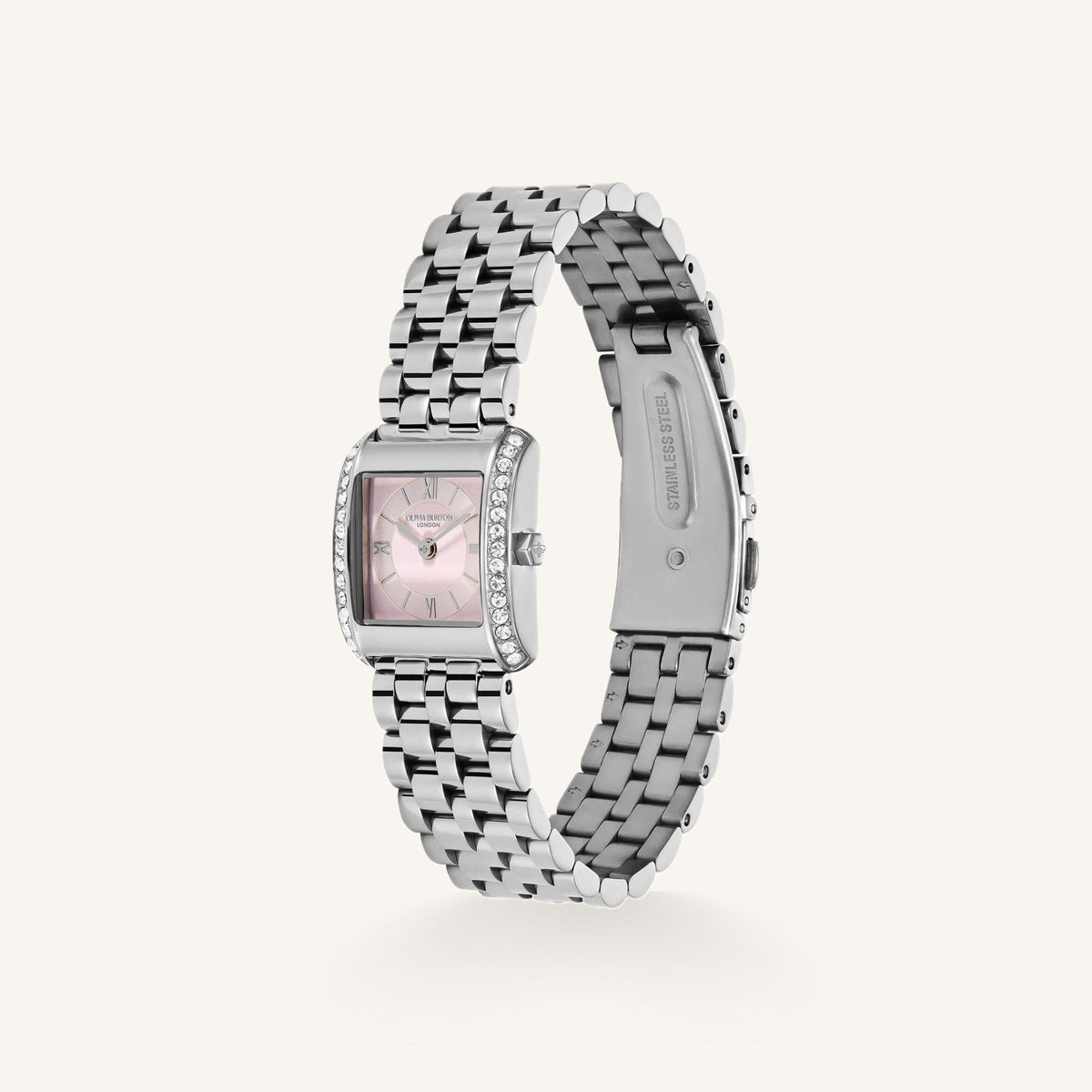 Olivia Burton Classic Small Ladies Watch of Silver Stainless Steel/Bracelet, 21mm, 24000381