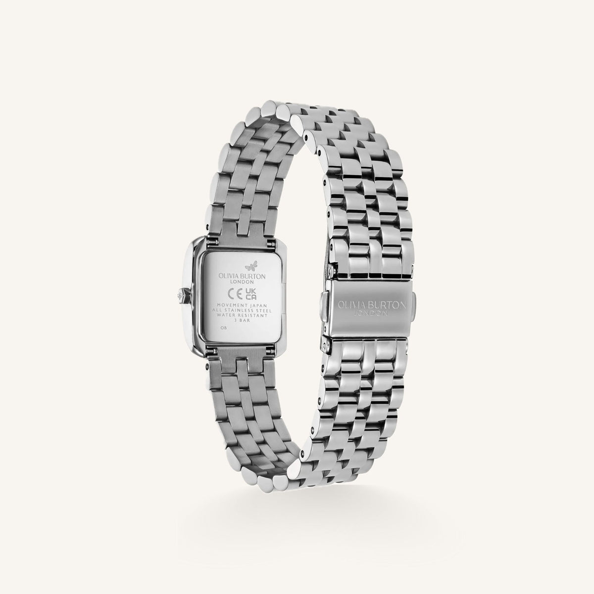 Olivia Burton Classic Small Ladies Watch of Silver Stainless Steel/Bracelet, 21mm, 24000381