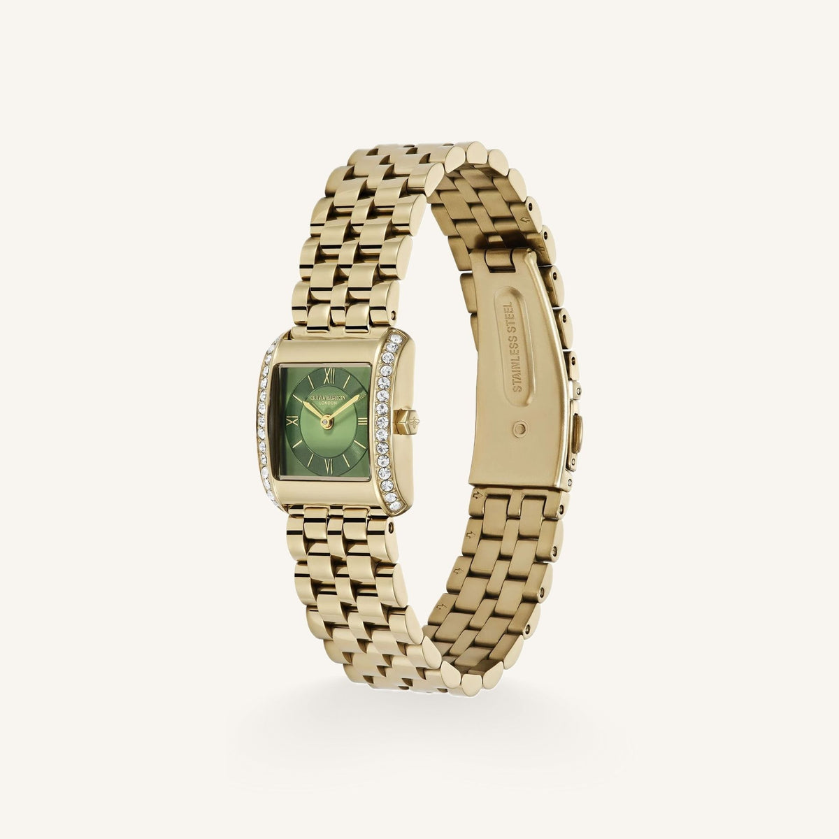 Olivia Burton Berkley Ladies Watch of Gold Stainless Steel/Bracelet, 21mm, 24000382