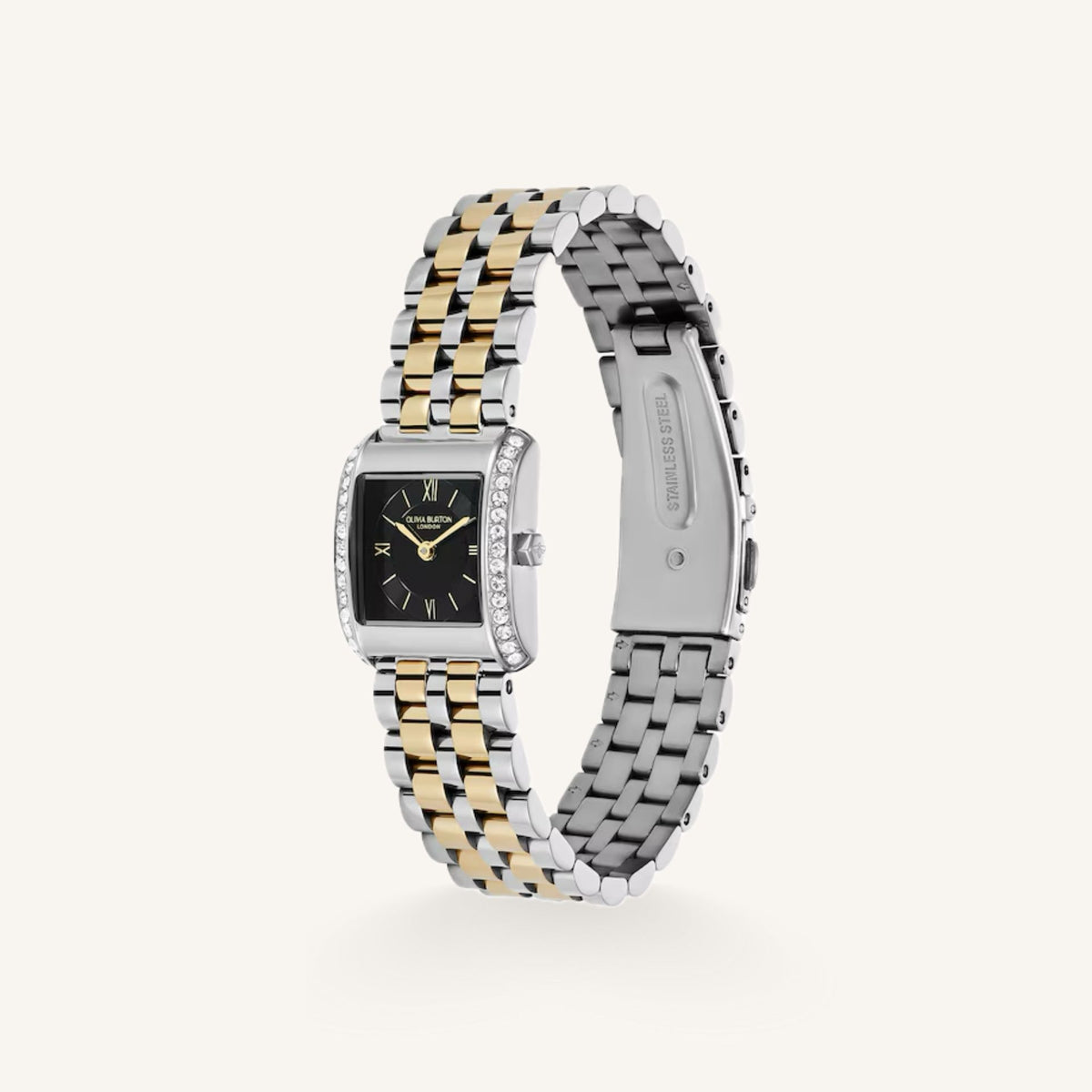 Olivia Burton Classic Small Ladies Watch of Two Tone Stainless Steel/Bracelet, 21mm, 24000383