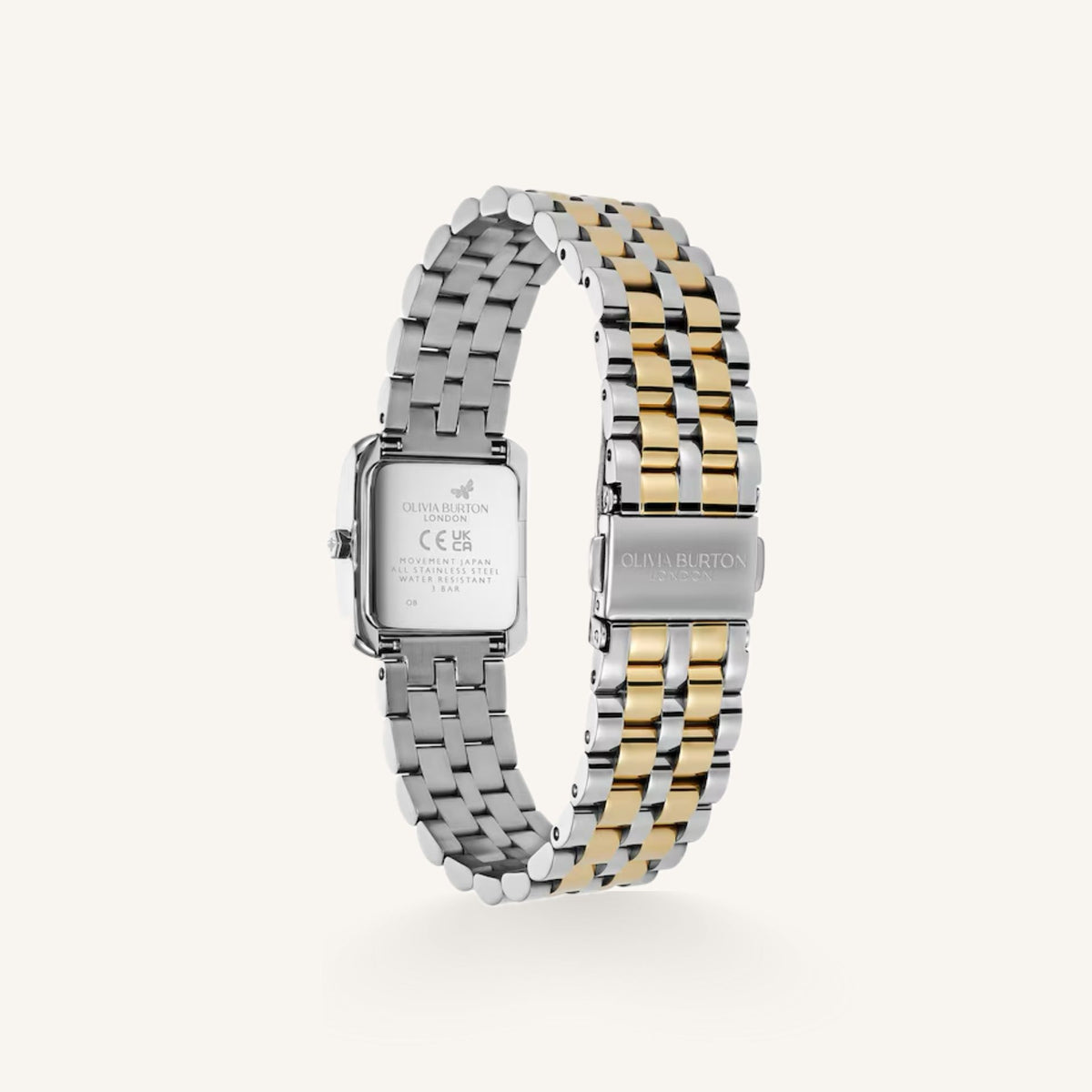 Olivia Burton Classic Small Ladies Watch of Two Tone Stainless Steel/Bracelet, 21mm, 24000383
