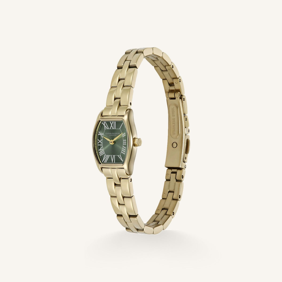 Olivia Burton Classic Small Ladies Watch of Gold Stainless Steel/Bracelet, 18mm, 24000390