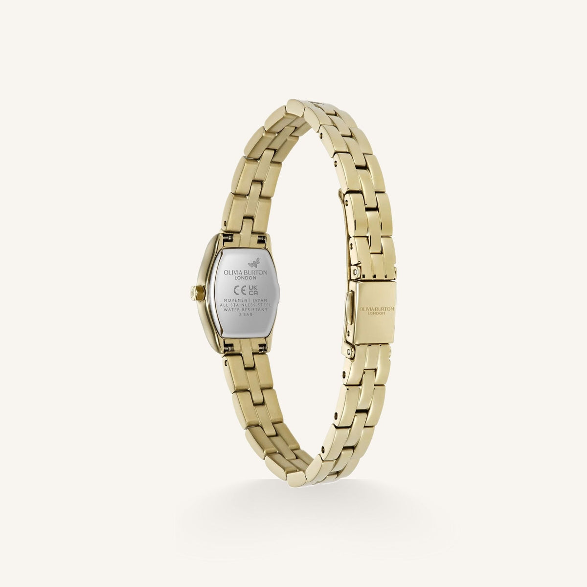 Olivia Burton Classic Small Ladies Watch of Gold Stainless Steel/Bracelet, 18mm, 24000390