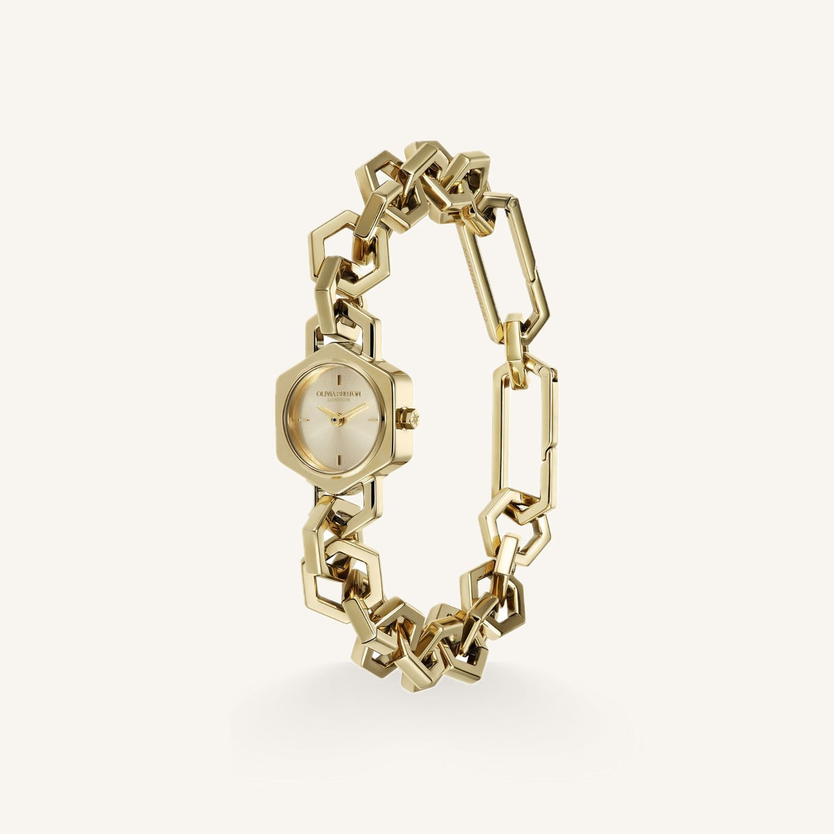 Olivia Burton Cambridge Ladies Watch of Two Tone Stainless Steel/Bracelet, 18mm, 24000394