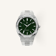 Paul Rich Frosted Star Dust Men's Watch of Frosted Star Dust Green Silver Stainless Steel/Bracelet, 42mm