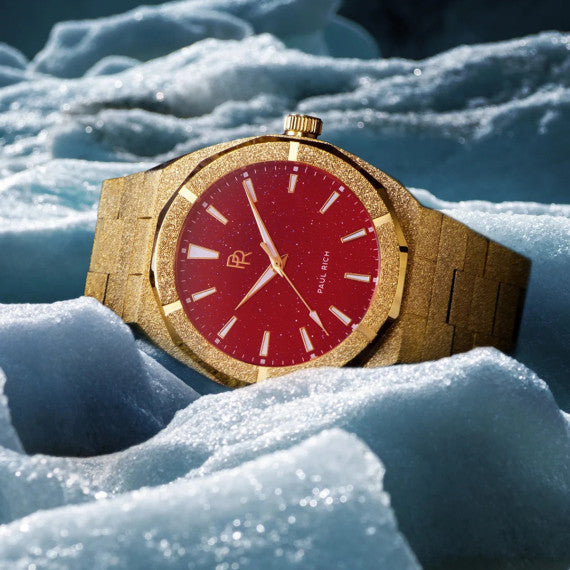 Paul Rich Watch Frosted Star Dust - Red Gold 45mm