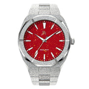 Paul Rich Watch Frosted Star Dust - Red Silver