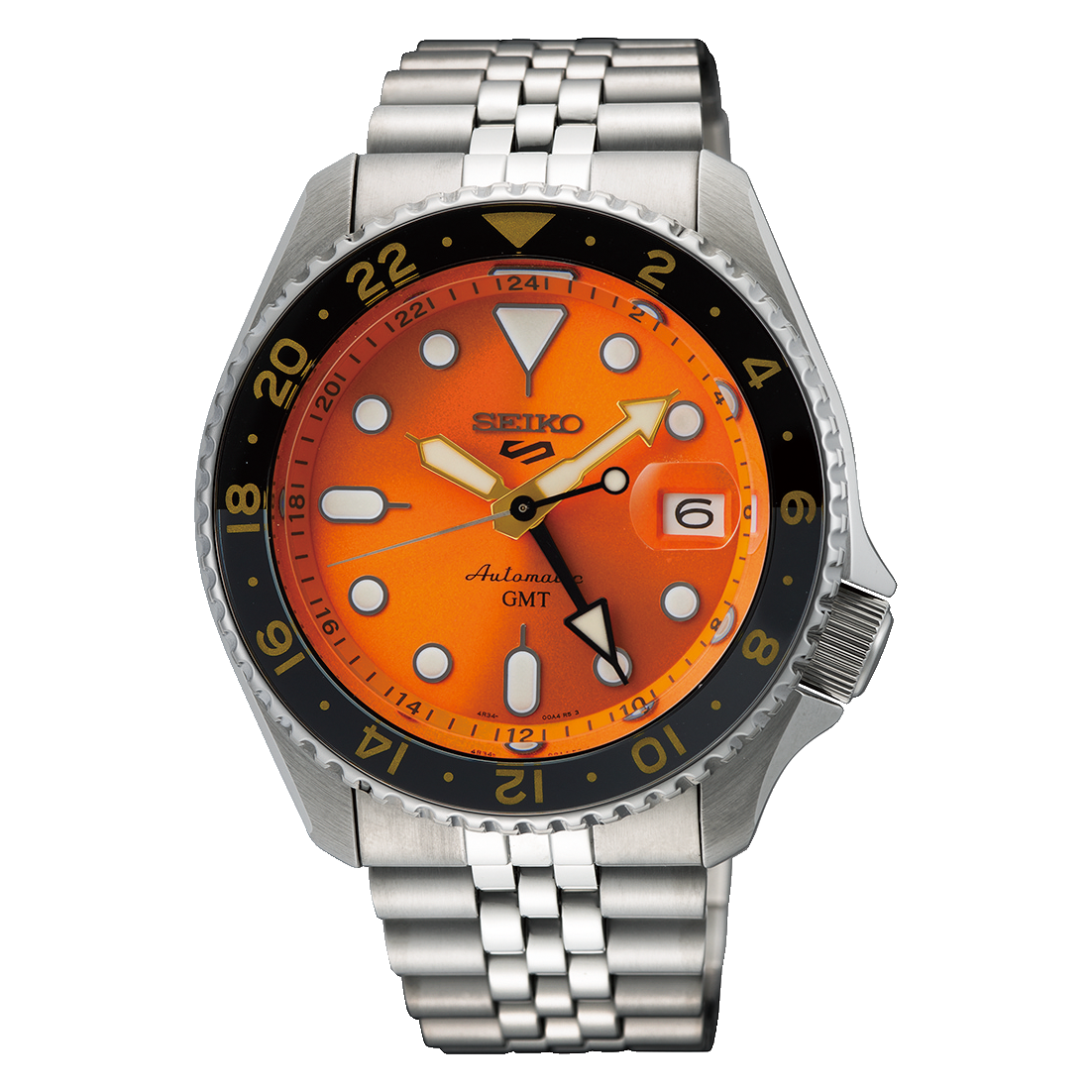 SEIKO Watch 5 Sports GMT SKX Re-Interpretation - Mikan Orange SSK005K1