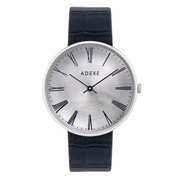 ADEXE watch Sistine Grande Metal Blue Leather