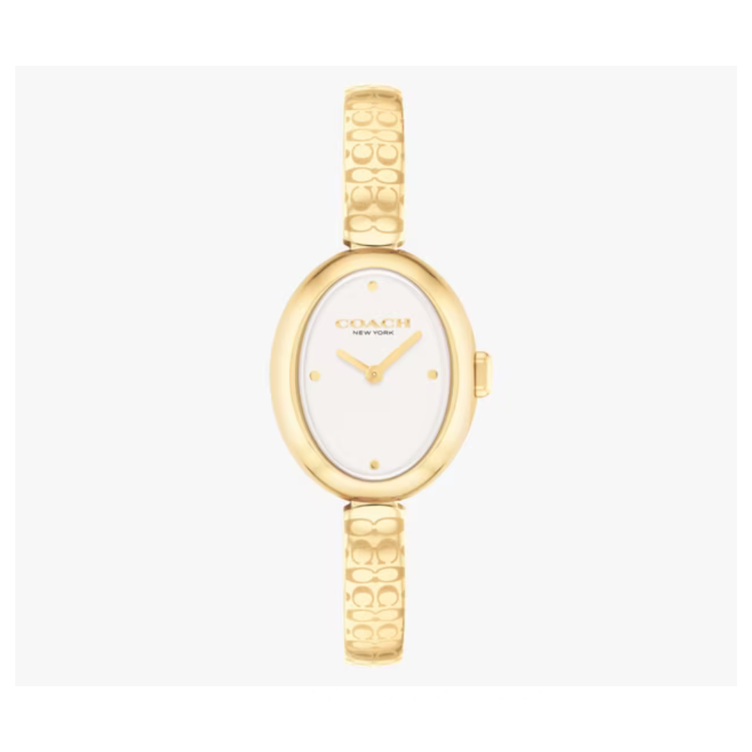 Coach Watch Sammy Gold & White 14504528
