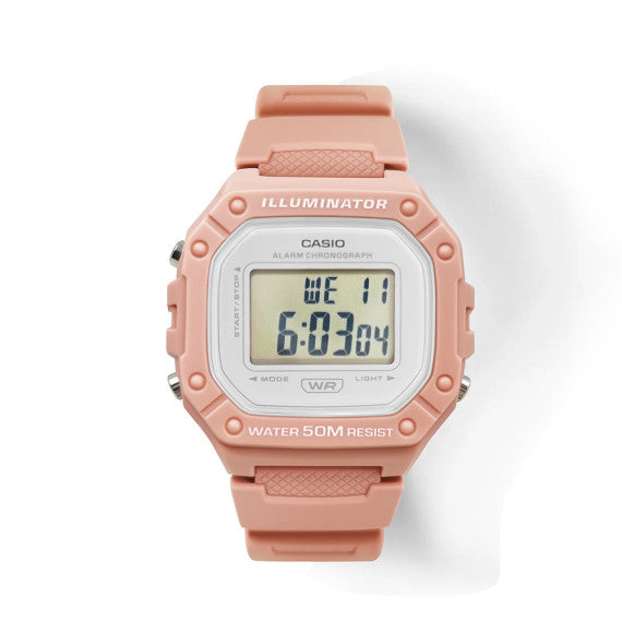 CASIO Watch Youth Digital W-218HC-4A - Pink