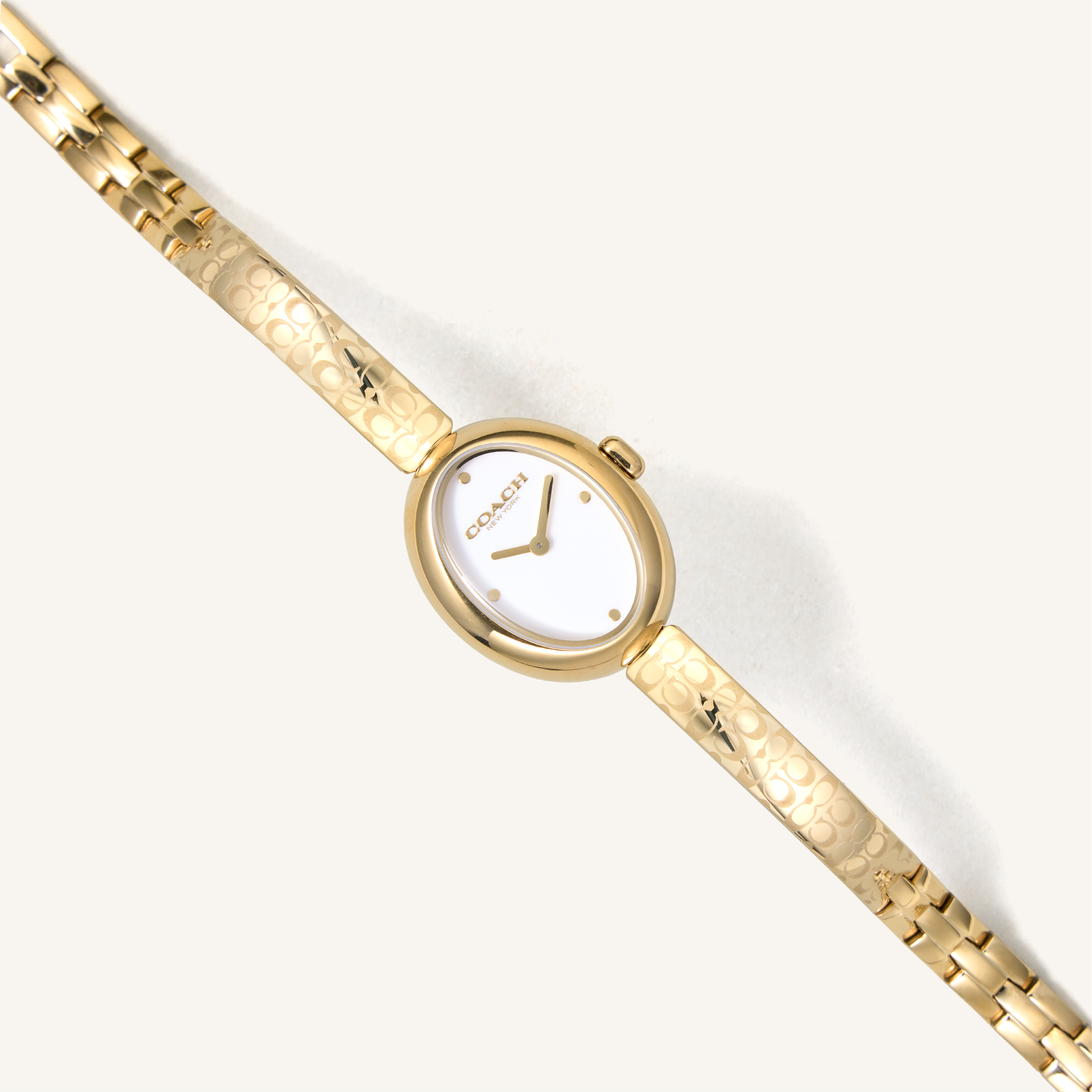 Coach Watch Sammy Gold & White 14504528