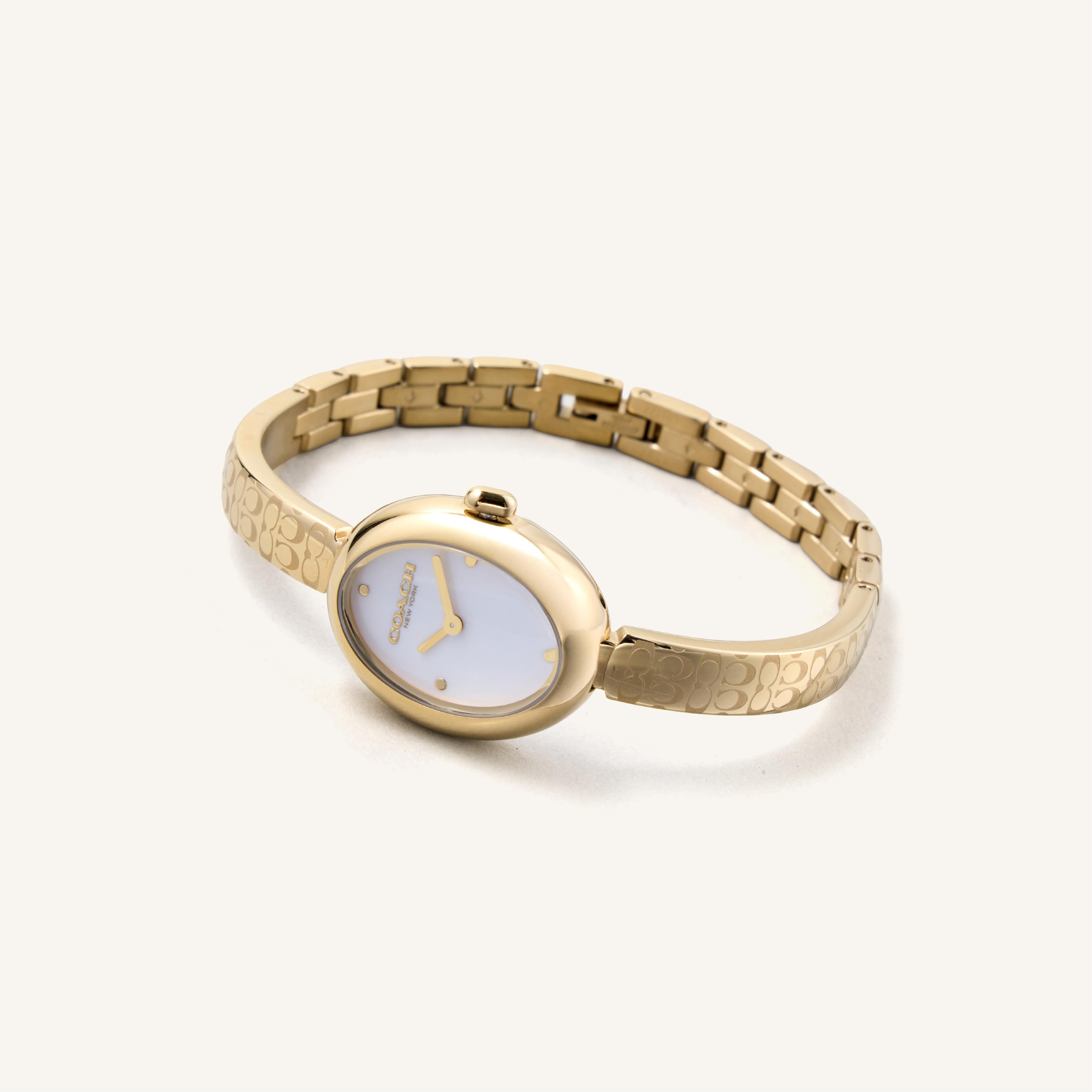 Coach Watch Sammy Gold & White 14504528