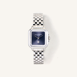 Olivia Burton Watch Classic 28mm Grosvenor Blue & Silver Bracelet 24000083