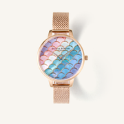 Olivia Burton Watch Under The Sea Ionic Plated Rose Gold Steel OB16US45