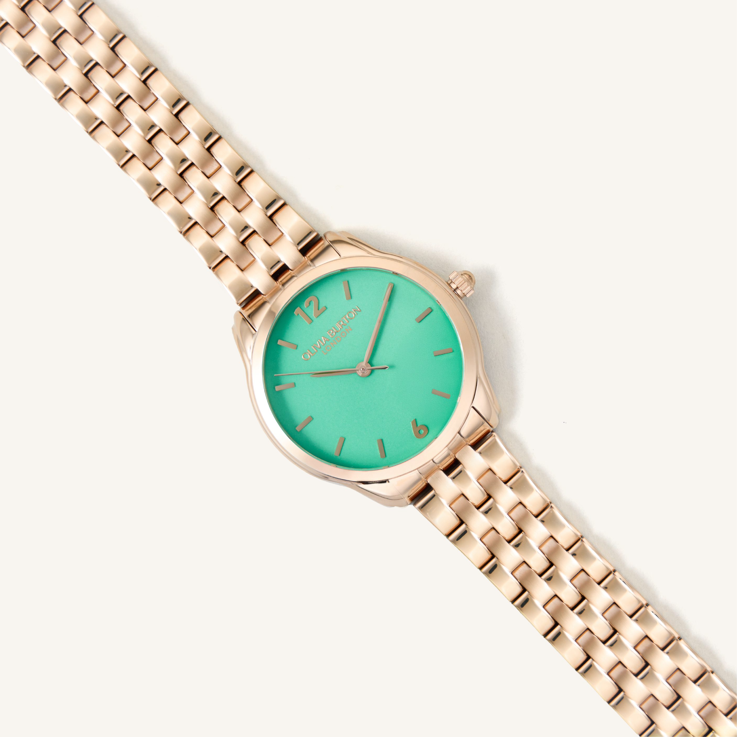 Olivia Burton Watch Celestial Green & Rose Gold-tone Stainless Steel 24000159