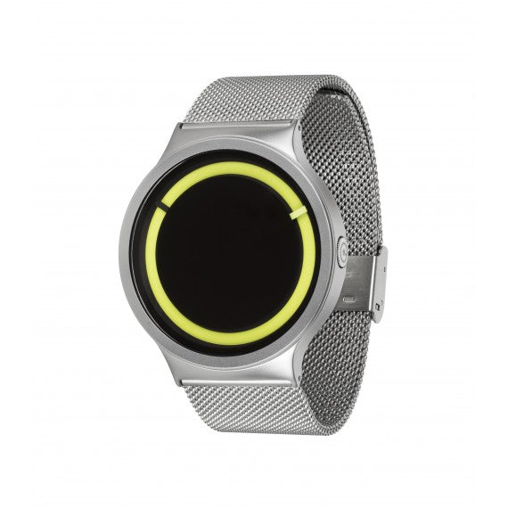 ZIIIRO Watch ECLIPSE Steel Chrome Lemon