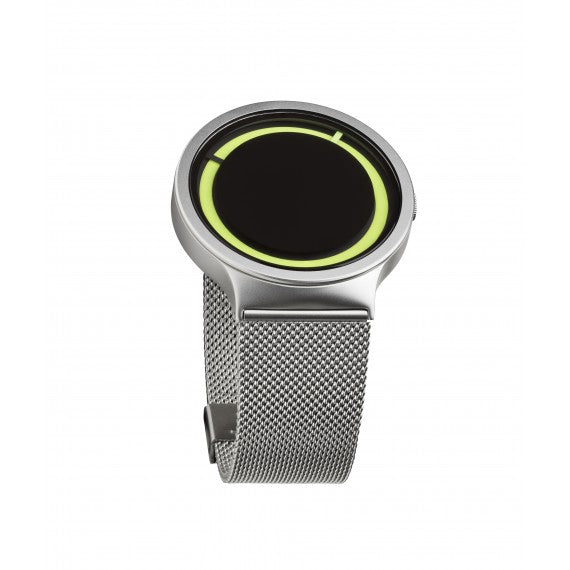 ZIIIRO Watch ECLIPSE Steel Chrome Lemon