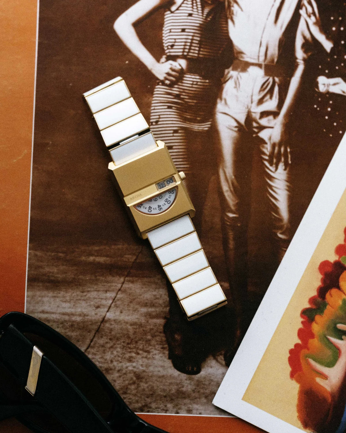 Breda Pulse (Tandem) Unisex Watch of Cloud Stainless Steel, 26mm, 1747E