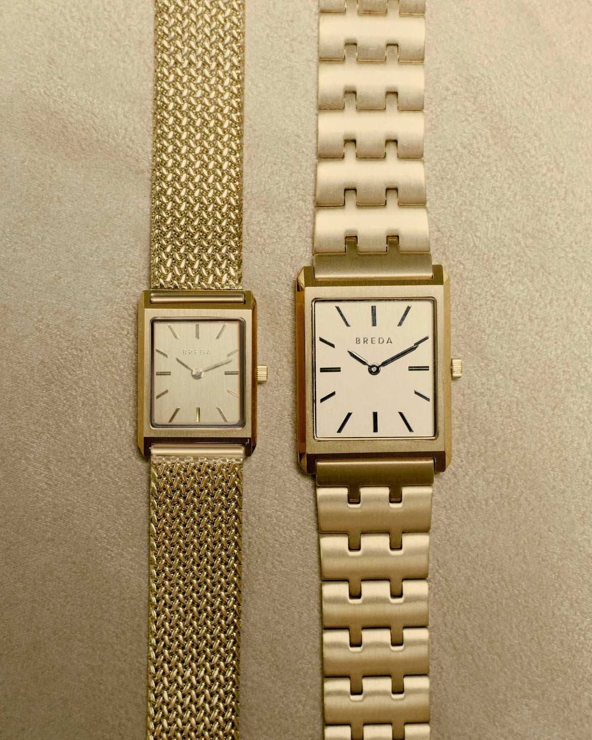 Breda Virgil (Tethered) Small Unisex Watch of Gold/Red Stainless Steel/Thermoplastic Polyurethane, 20mm, 1758A