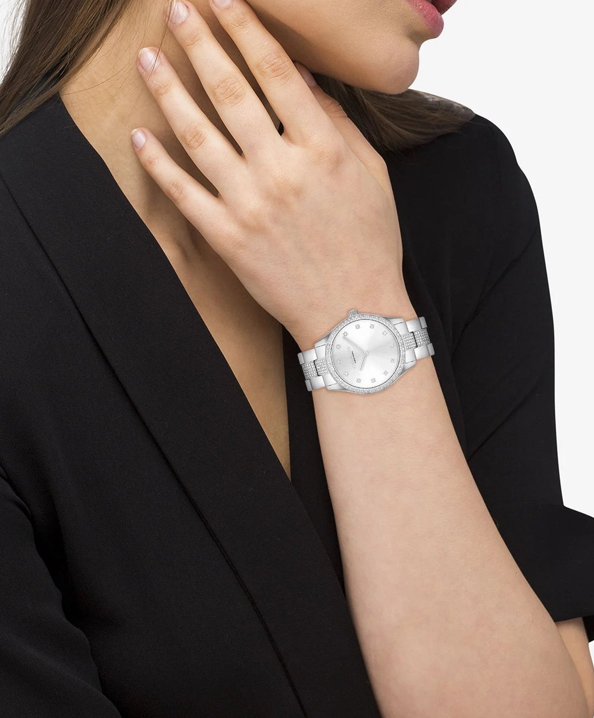 Coach Brooks Ladies Watch of Silver Stainless Steel/Bracelet, 38mm, 14400033