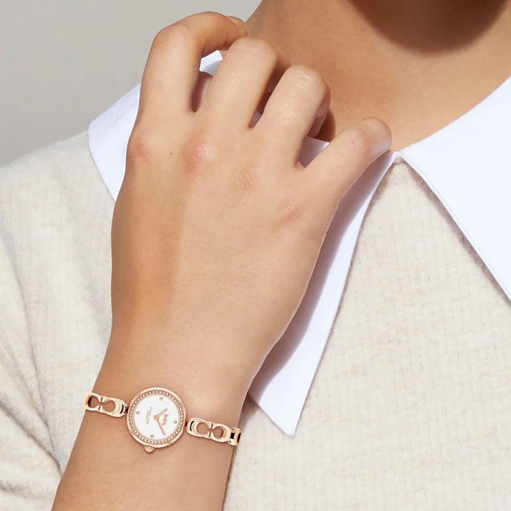 Coach Gracie Small Ladies Watch of Rose Gold Stainless Steel/Bracelet, 23mm, 14504130