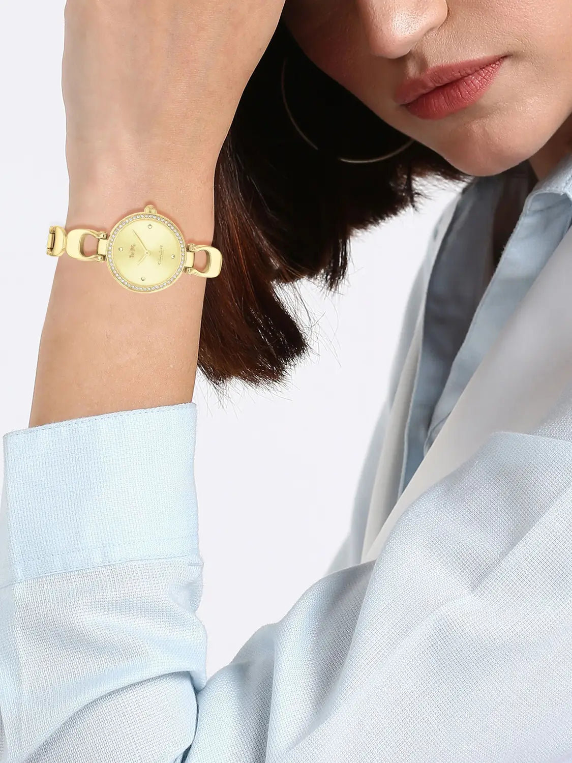 Coach Park Small Ladies Watch of Gold Stainless Steel/Bracelet, 26mm, 14503171
