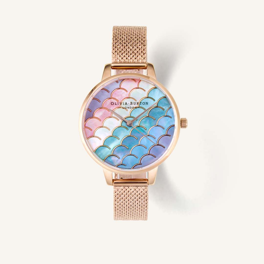 Olivia Burton Watch Under The Sea Ionic Plated Rose Gold Steel OB16US45