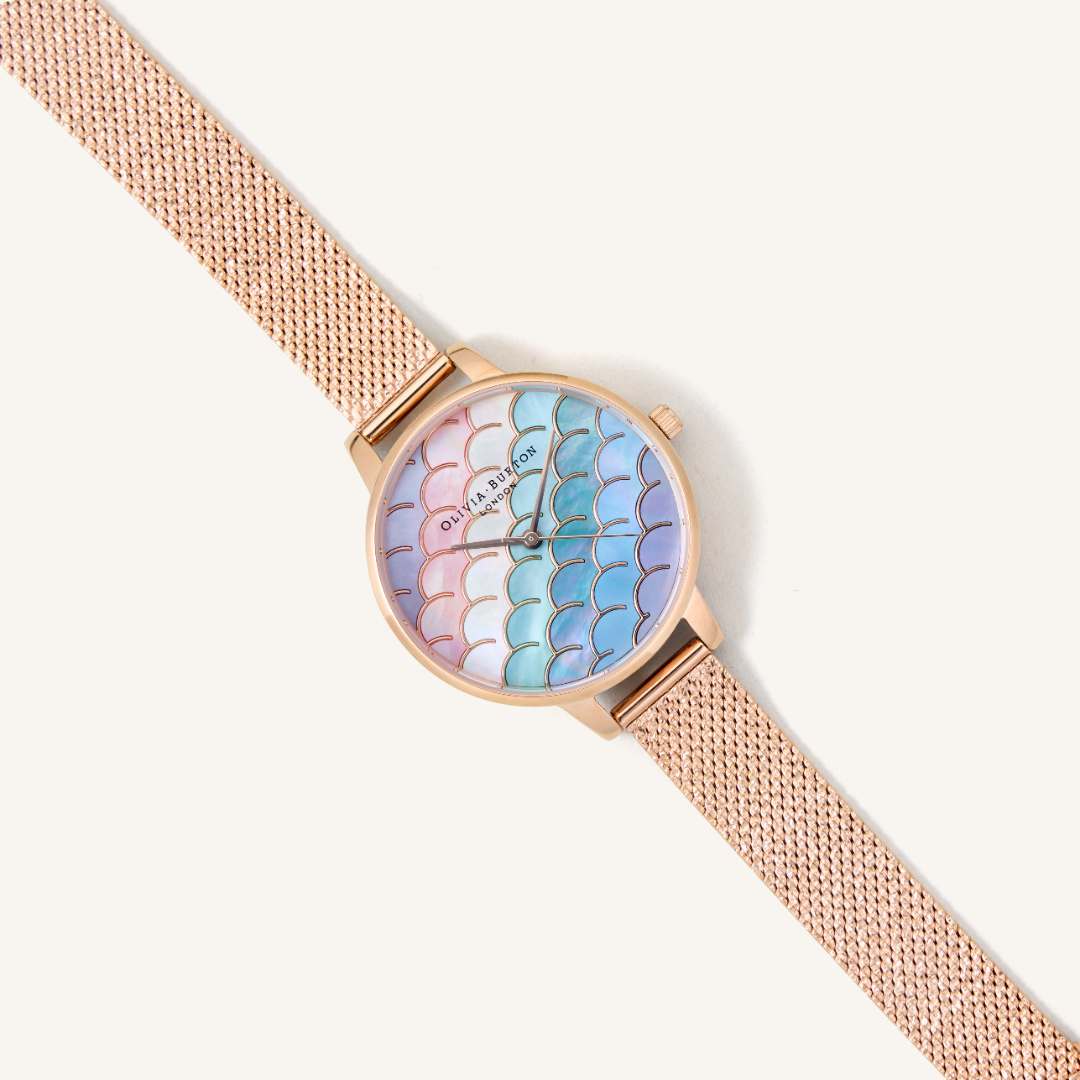Olivia Burton Watch Under The Sea Ionic Plated Rose Gold Steel OB16US45