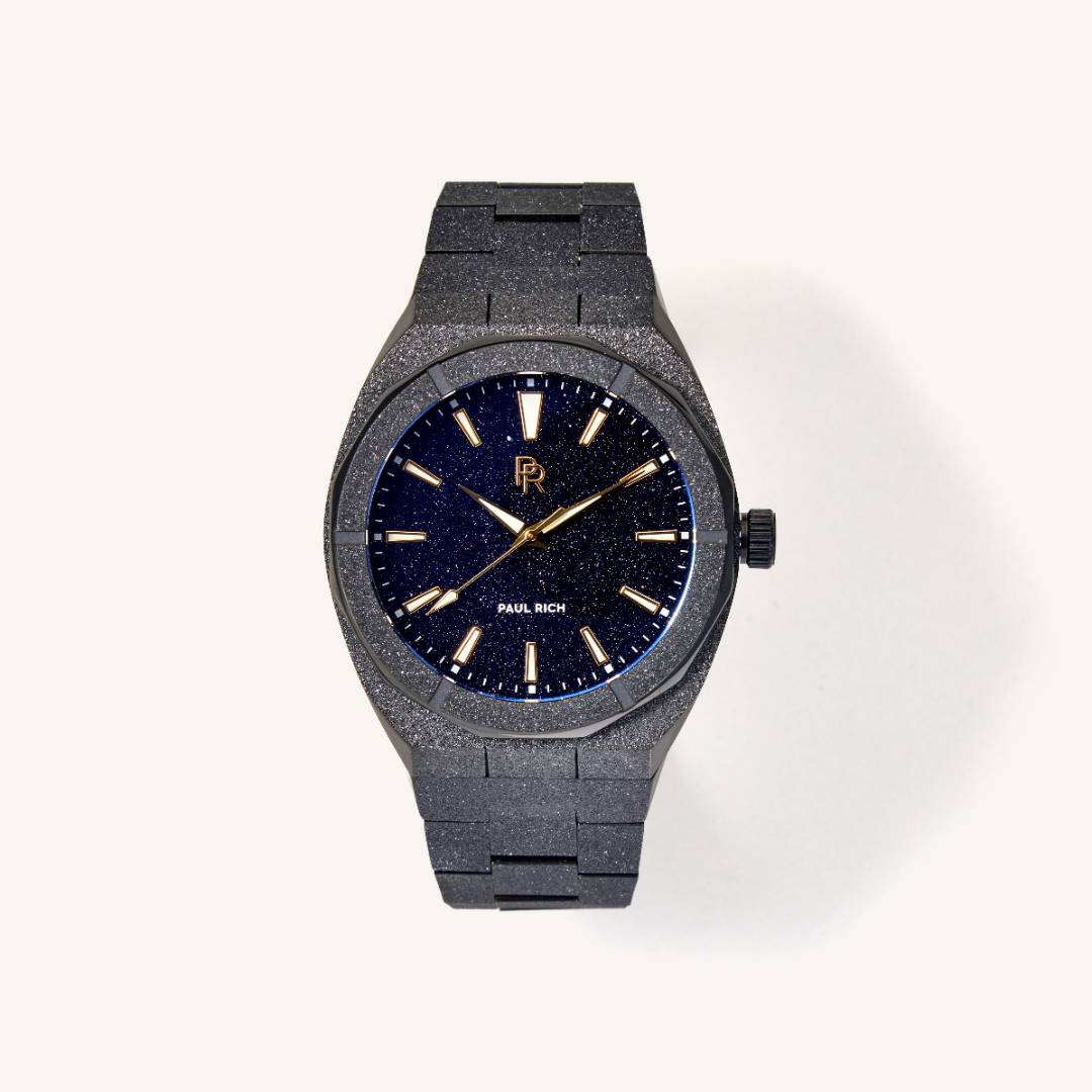 Paul Rich Watch Frosted Star Dust - Black