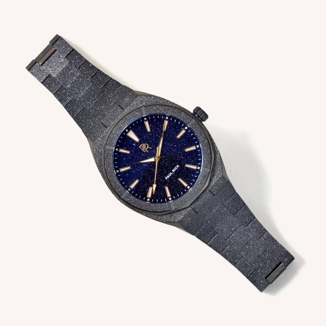 Paul Rich Watch Frosted Star Dust - Black