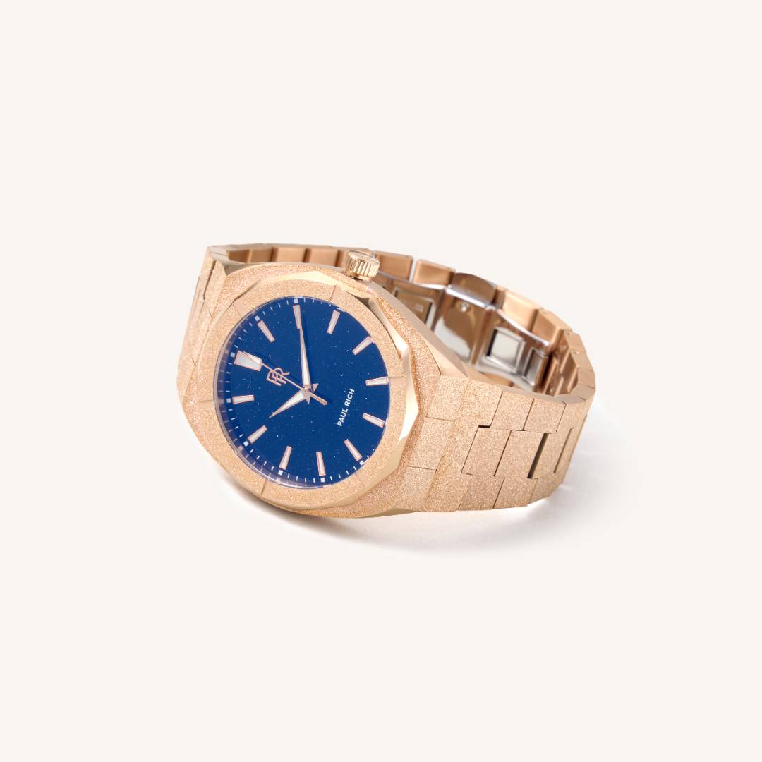 Rech Wact Paul Rich Watch Frosted Star Dust - Rose Gold
