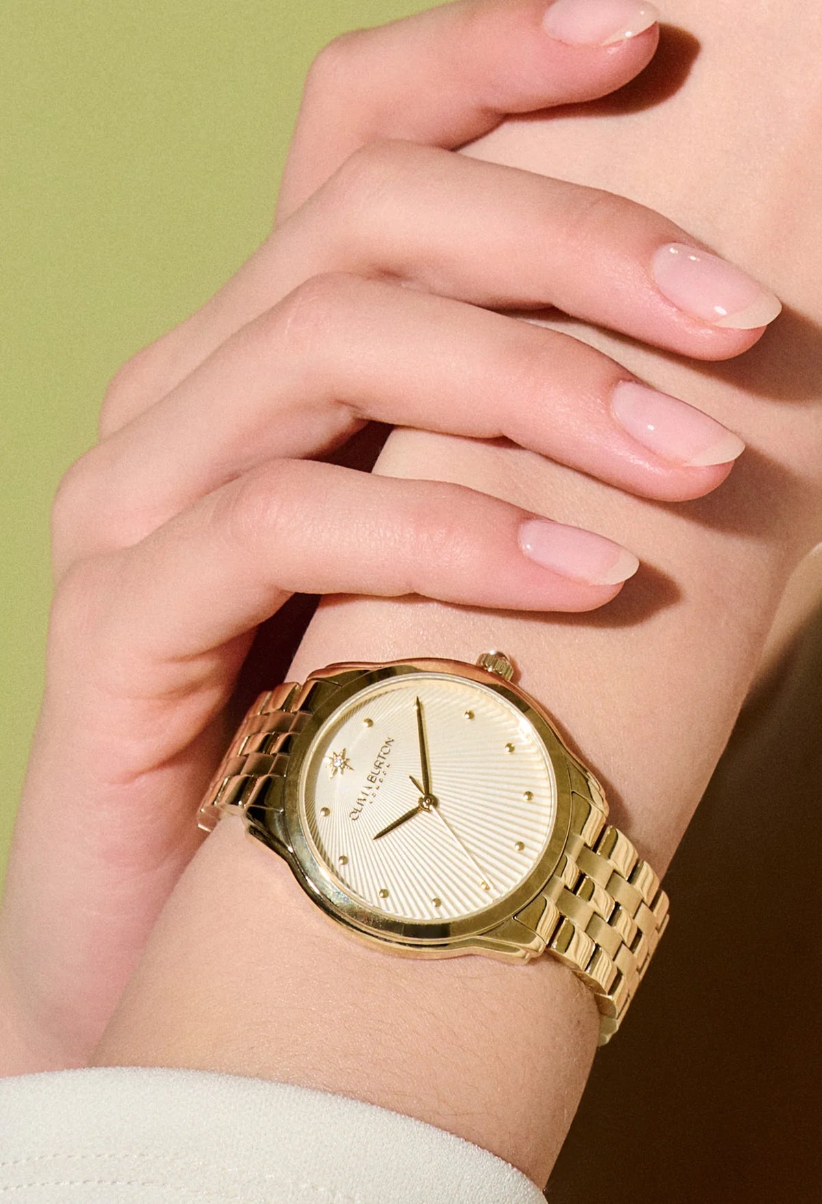Olivia Burton Celestial Starlight Ladies Watch of Gold Stainless Steel/Bracelet, 36mm, 24000048