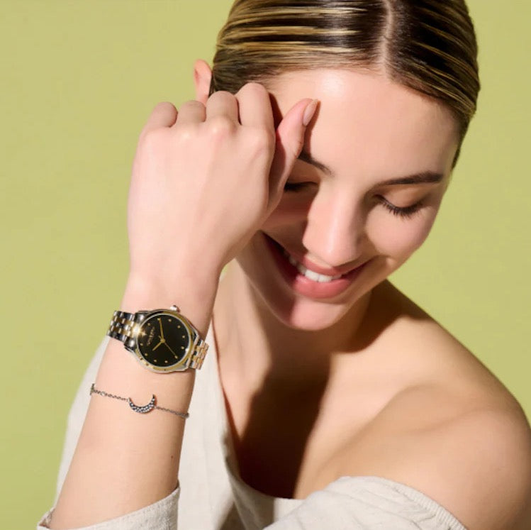 Olivia Burton Celestial Starlight Ladies Watch of Two-Tone Stainless Steel/Bracelet, 36mm, 24000049