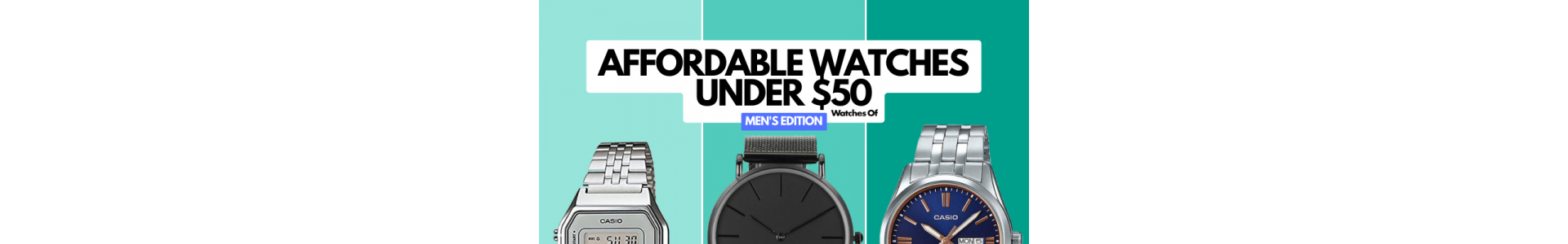 Top 10 Affordable Men s Watches Under 50 Watches Of