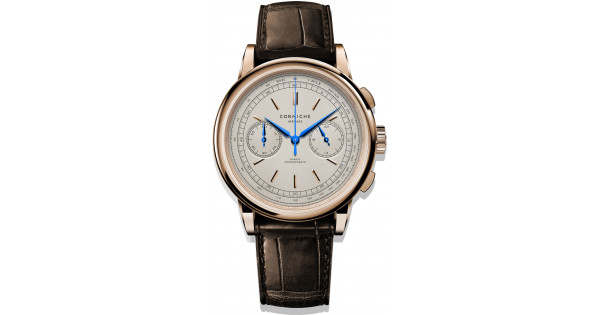 Corniche Watches Heritage Chronograph - Rose Gold and ...